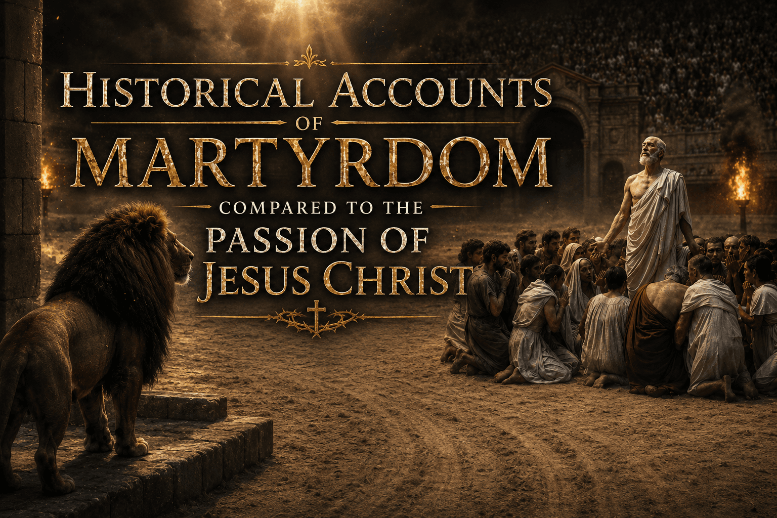Image for Historical Accounts of Martyrdom Compared to the Passion of Jesus Christ